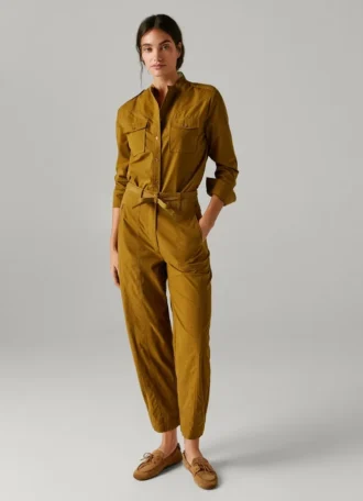 Pantaloni dritti con cintura