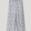 Pantaloni dritti con stampa floreale Pantaloni dritti con stampa floreale