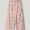 Pantaloni dritti con stampa floreale Pantaloni dritti con stampa floreale