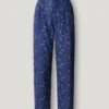 Pantaloni dritti con stampa Paisley