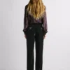 Pantaloni dritti in velluto