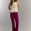 Pantaloni elasticizzati a zampa Pantaloni elasticizzati a zampa