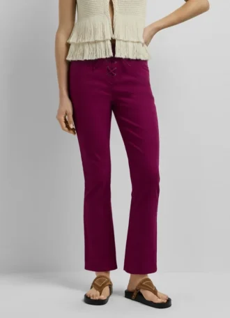 Pantaloni elasticizzati a zampa