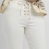 Pantaloni elasticizzati a zampa Pantaloni elasticizzati a zampa