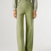 Pantaloni larghi con bottoni sul davanti Pantaloni larghi con bottoni sul davanti