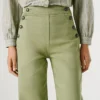 Pantaloni larghi con bottoni sul davanti Pantaloni larghi con bottoni sul davanti