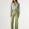 Pantaloni larghi con bottoni sul davanti Pantaloni larghi con bottoni sul davanti
