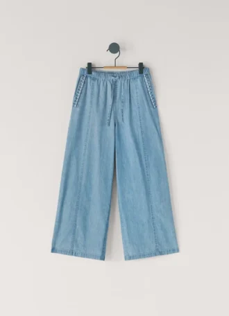 Pantaloni larghi in denim