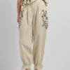 Pantaloni larghi in lino Pantaloni larghi in lino