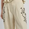 Pantaloni larghi in lino Pantaloni larghi in lino