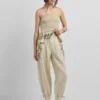 Pantaloni larghi in lino Pantaloni larghi in lino