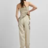 Pantaloni larghi in lino Pantaloni larghi in lino