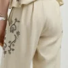 Pantaloni larghi in lino Pantaloni larghi in lino