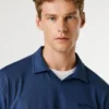 Polo a maniche lunghe con logo ricamato