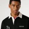 Polo da rugby con logo stampato