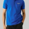 Polo in piqué con logo stampato Polo in piqué con logo stampato