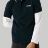 Polo in piqué con logo stampato Polo in piqué con logo stampato