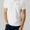 Polo in piqué con logo stampato Polo in piqué con logo stampato