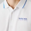 Polo in piqué con logo stampato Polo in piqué con logo stampato