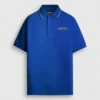 Polo in piqué con logo stampato Polo in piqué con logo stampato