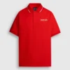 Polo in piqué con logo stampato Polo in piqué con logo stampato