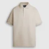 Polo in piqué con stampa sul retro