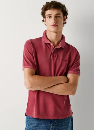 Polo slim fit in piqué