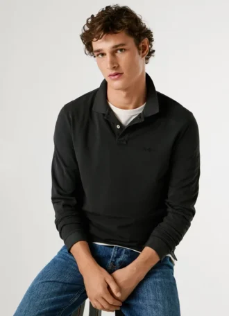 Polo slim fit in piqué