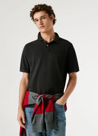 Polo slim fit in piqué