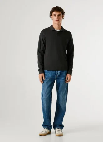 Polo slim fit in piqué