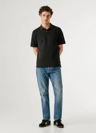 Polo slim fit in piqué