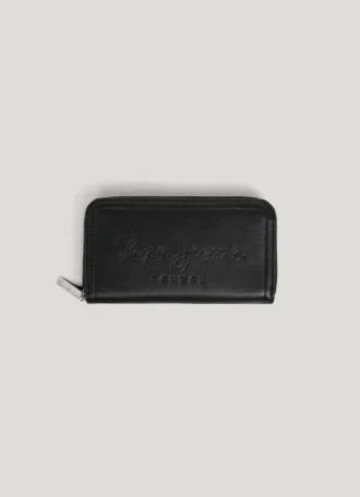 Portafoglio con chiusura a zip