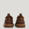 Scarpe da barca in pelle