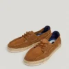 Scarpe da barca in pelle scamosciata