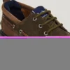 Scarpe da barca in pelle scamosciata