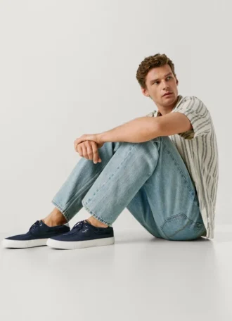 Scarpe da barca in tela