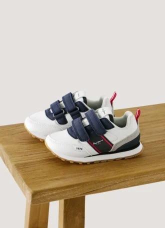 Scarpe da corsa con chiusura in velcro