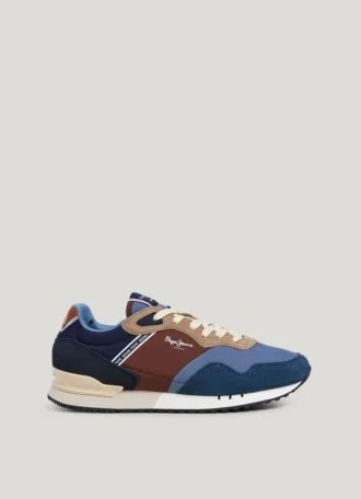Scarpe da ginnastica in pelle con dettagli in pelle scamosciata – Londra