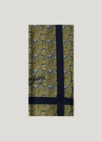 Sciarpa con stampa floreale