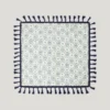 Sciarpa in twill con nappine Sciarpa in twill con nappine