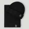 Set cappello e sciarpa a coste Set cappello e sciarpa a coste