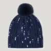 Set cappello e sciarpa con paillettes Set cappello e sciarpa con paillettes