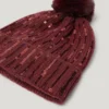 Set cappello e sciarpa con paillettes Set cappello e sciarpa con paillettes