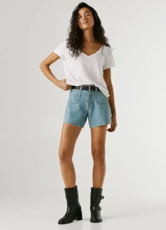 Shorts in denim dalla vestibilità regolare