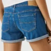 Shorts in denim dalla vestibilità regolare