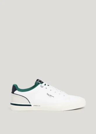 Sneakers classiche con dettagli in pelle scamosciata