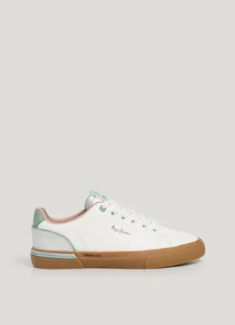 Sneakers classiche con dettagli in pelle scamosciata