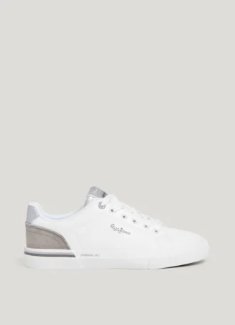 Sneakers classiche con dettagli in pelle scamosciata