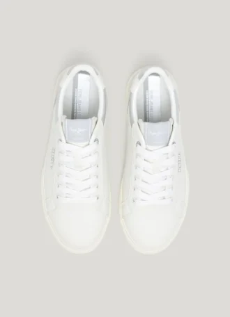 Sneakers classiche con dettagli in pelle scamosciata