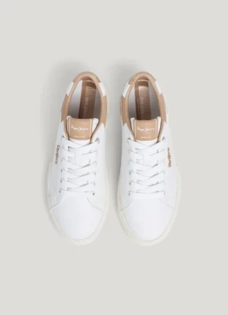 Sneakers classiche con dettagli in pelle scamosciata